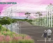 GREEN EMPIRIA, brama wejściowa od ul. Grzegórzeckiej