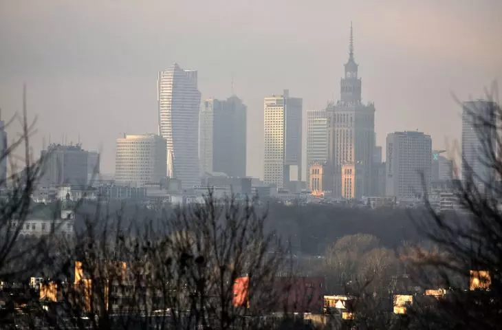 Smog over Warsaw