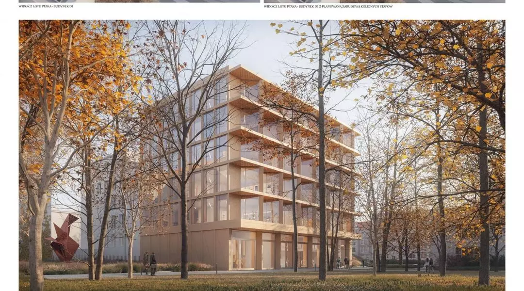 I Nagroda w konkursie na projekt nowego budynku ASP we Wrocławiu