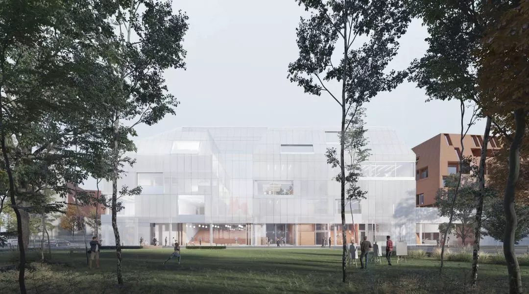 II Nagroda w konkursie na projekt nowego budynku ASP we Wrocławiu