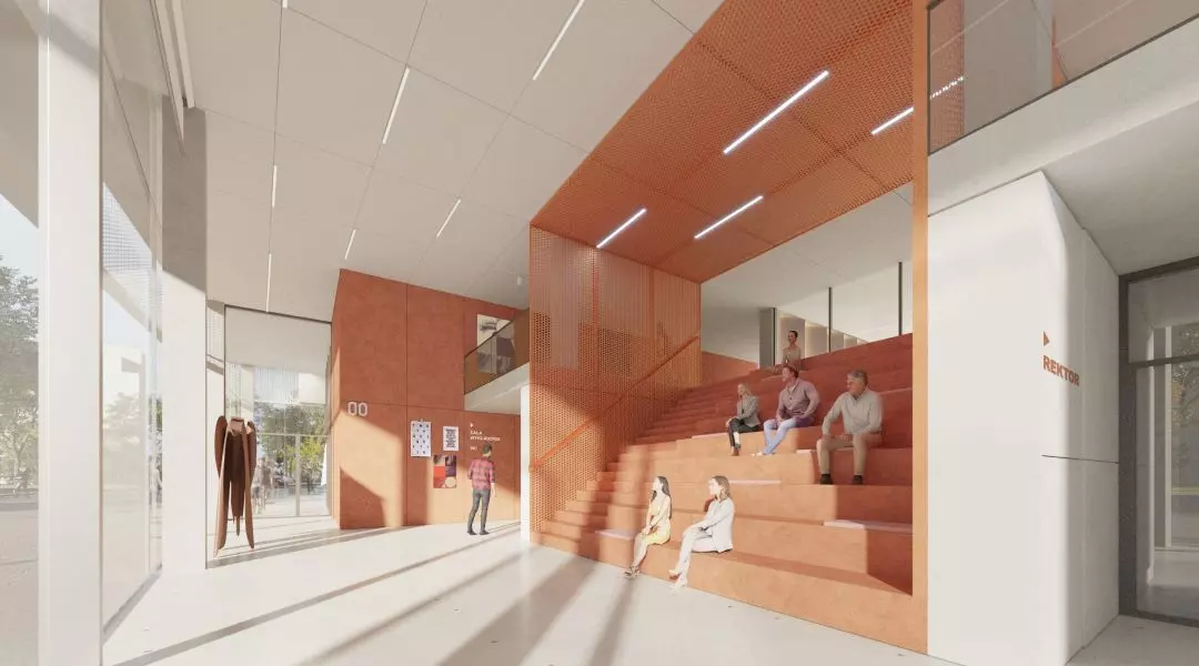 II Nagroda w konkursie na projekt nowego budynku ASP we Wrocławiu