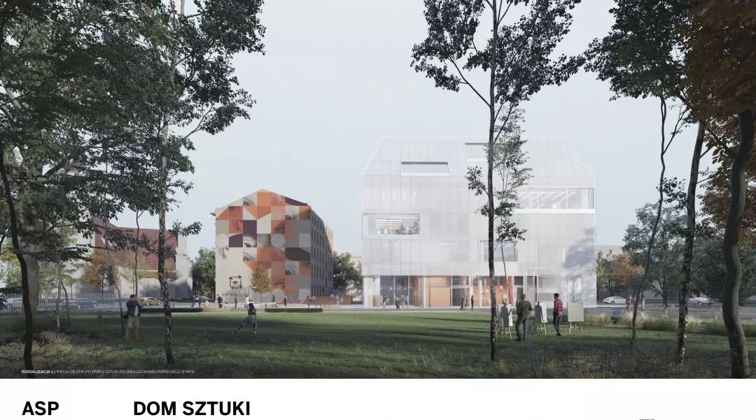 II Nagroda w konkursie na projekt nowego budynku ASP we Wrocławiu