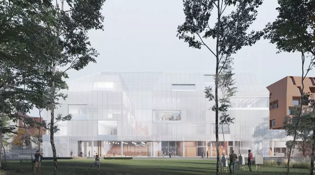 II Nagroda w konkursie na projekt nowego budynku ASP we Wrocławiu