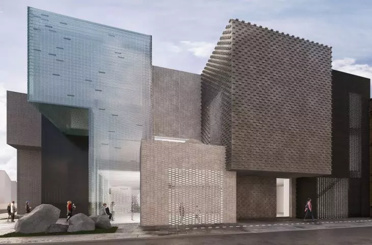 Visualization of the Himalayan Center named after Jerzy Kukuczka