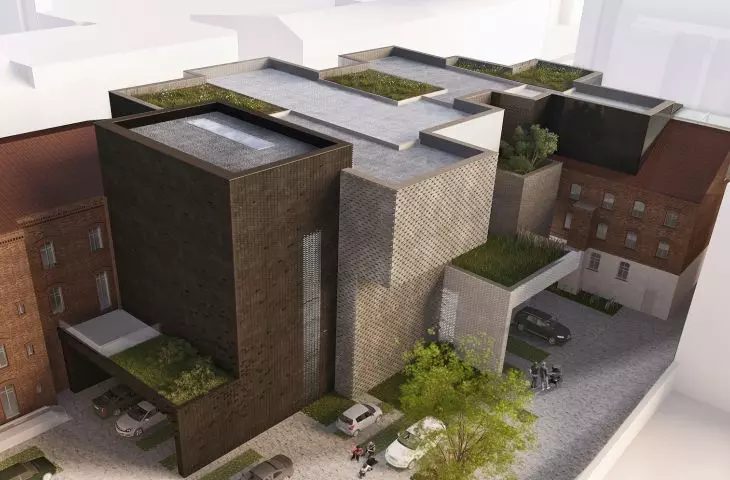 Visualization of the Himalayan Center named after Jerzy Kukuczka