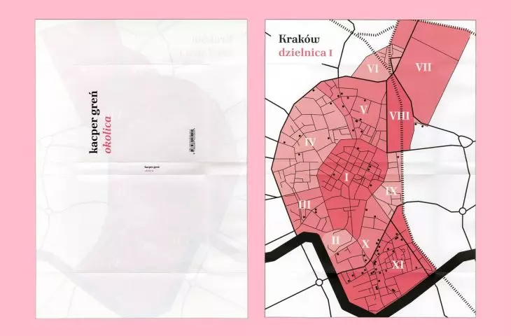 Obwoluta książki jest jednocześnie mapą