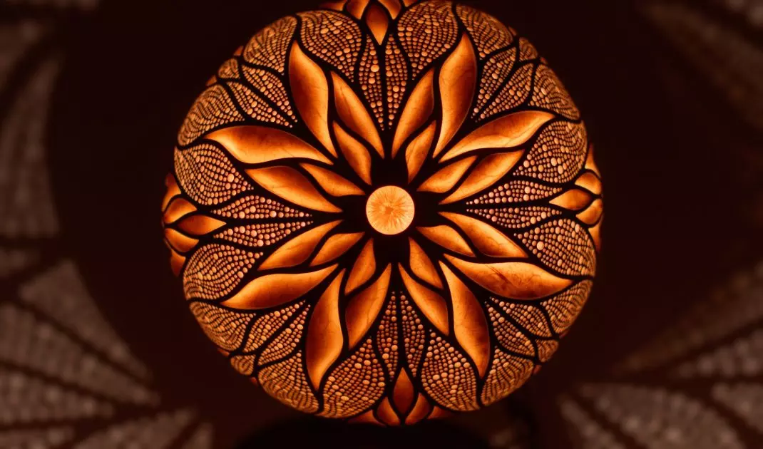 Unique calabash lamps