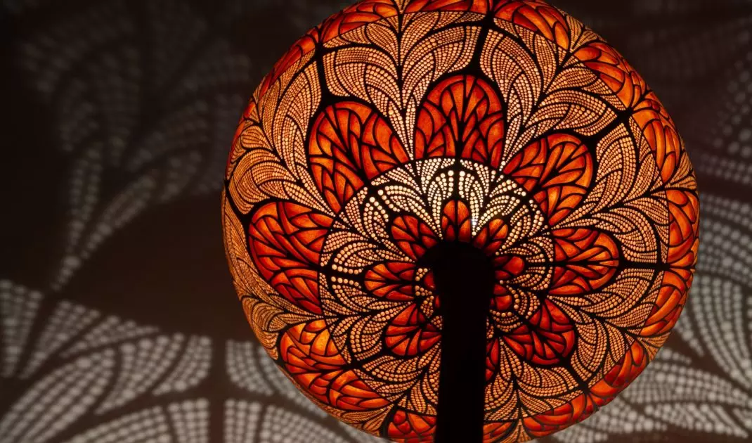 Unique calabash lamps