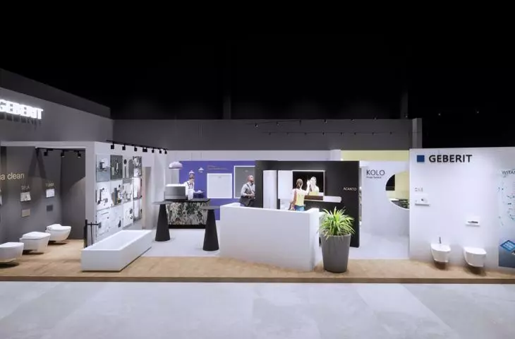 Geberit 4DD booth visualization