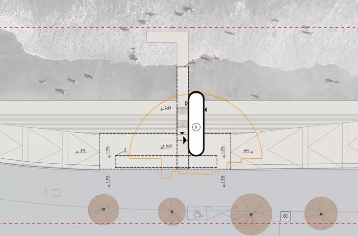 Projekt Event Lighthouse, plan zagospodarowania terenu