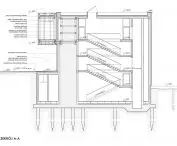 Event Lighthouse project, cross-section A-A