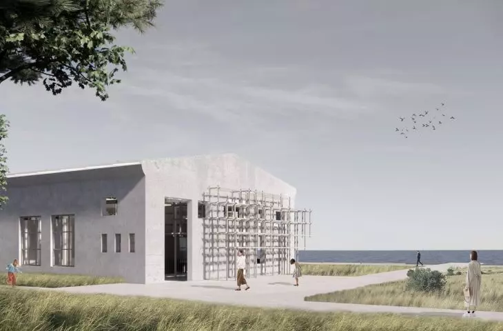 I Nagroda; wizualizacja adaptowanej hali