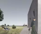 First Prize; visualization of the pavilion