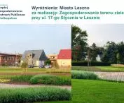 Development of the green area at 17-go Stycznia Street in Leszno (Leszno). 