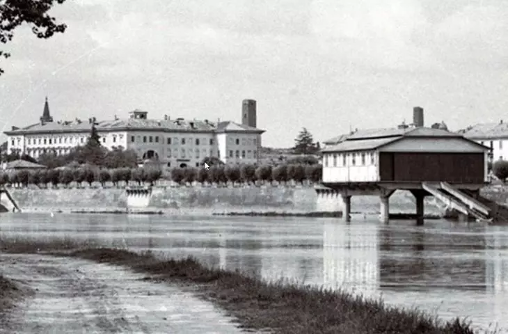 Hangar Idroscalo w Pawii, fotografia z 1933 roku