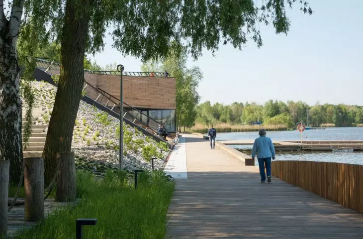 MOSM kayak marina in Tychy (Paprocany),