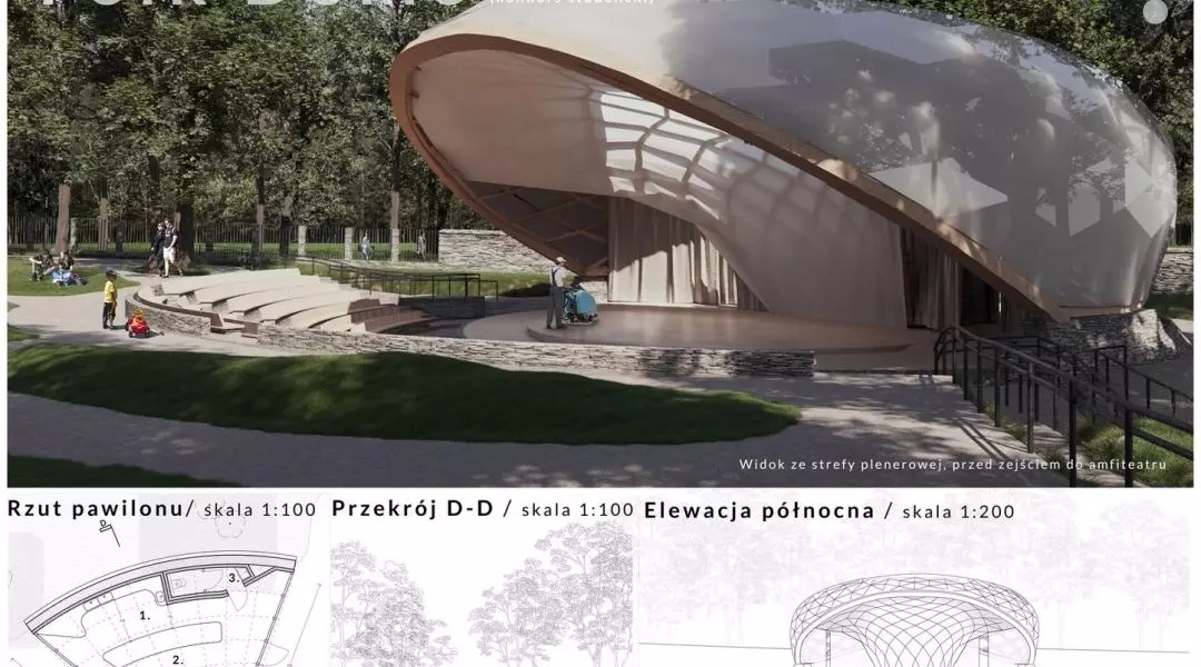 II Nagroda, projekt Folk Dome