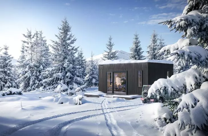 Modular house of 35 square meters