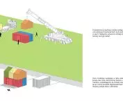 Modular house project, delivery scheme