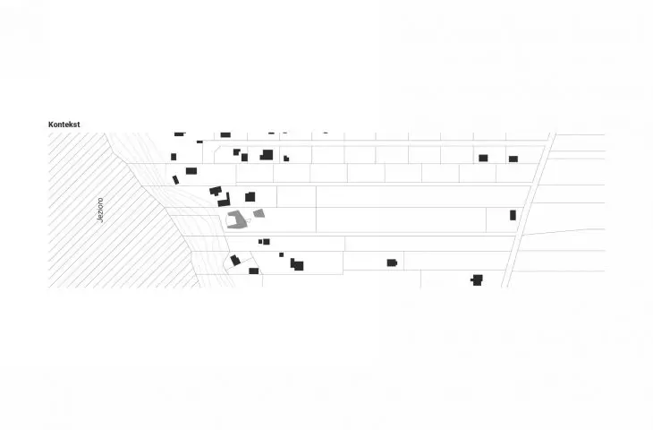 Taras z domem nad jeziorem - proj. UGO Architecture