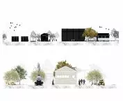 Colors of Elini project, elevations and sections
