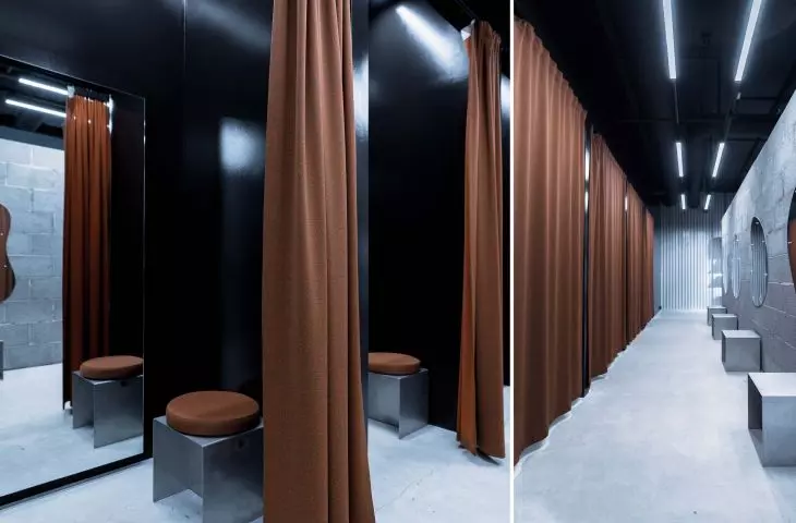 MODO Store, przestrzeń przymierzalni