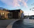Projekt Nucleus — beauty of science, elewacja zachodnia budynku
