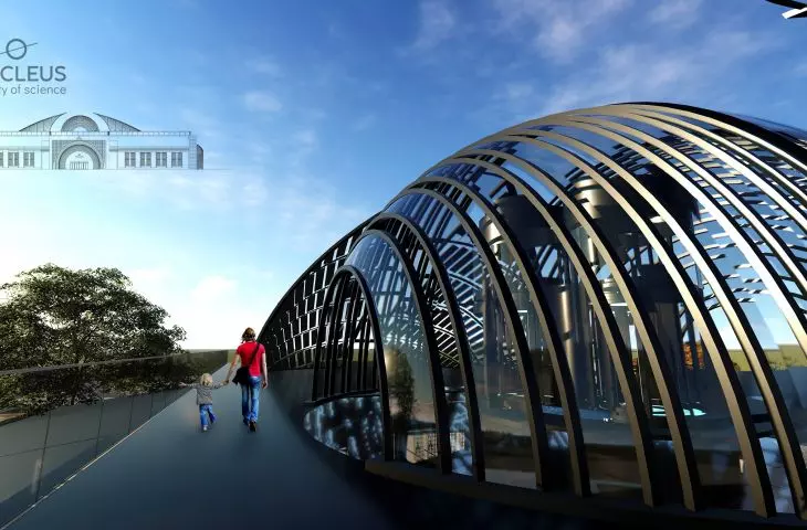 Projekt Nucleus — beauty of science, taras