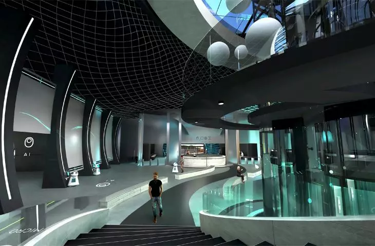 Projekt Nucleus — beauty of science, sala główna