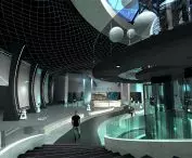 Projekt Nucleus — beauty of science, sala główna