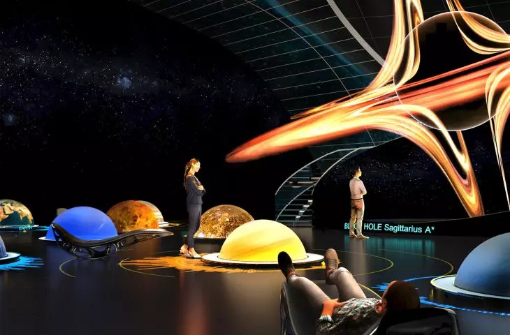 Projekt Nucleus — beauty of science, strefa ASTRO