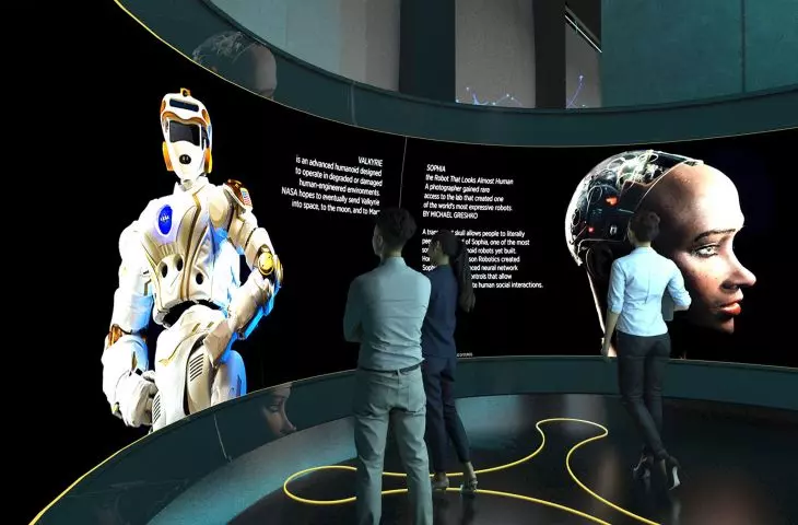 Projekt Nucleus — beauty of sciencem strefa AI, współczesne roboty