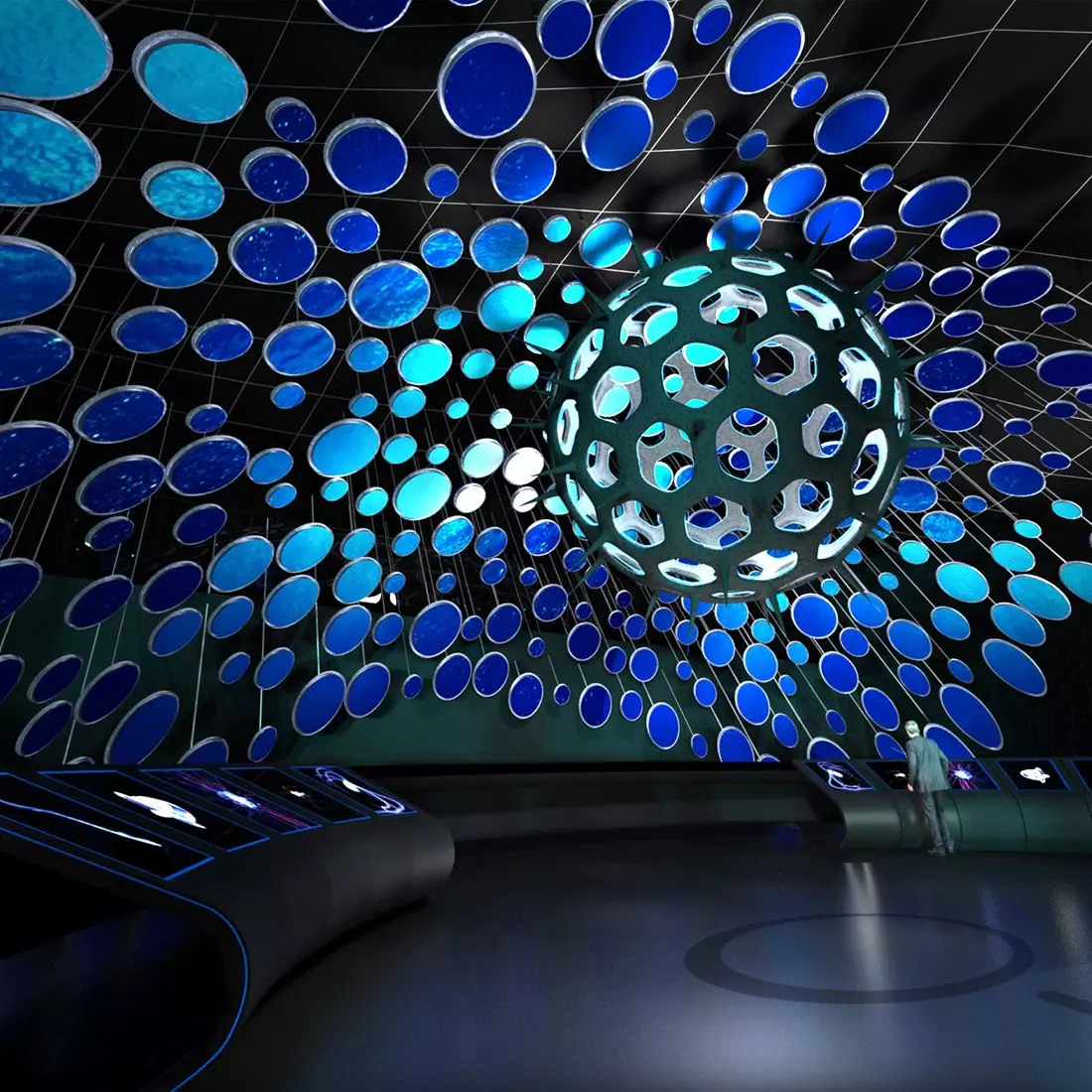 Projekt Nucleus — beauty of science, strefa MICRO, wodny habitat