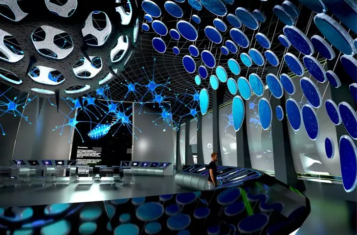 Projekt Nucleus — beauty of science, strefa MICRO, scena