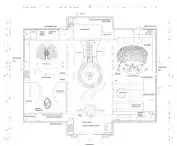 Projekt Nucleus — beauty of science, rzut parteru