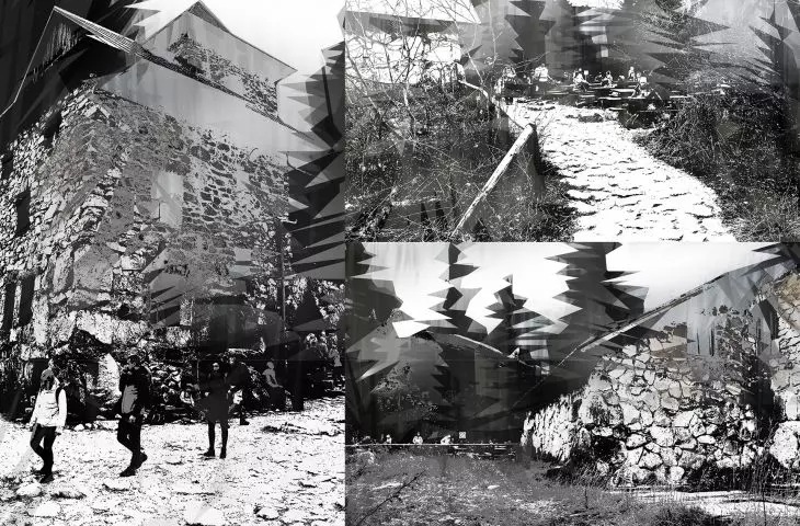 Design of the restaurant area in the Murowaniec shelter and its surroundings