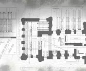 Design of the restaurant area in the Murowaniec shelter and its surroundings, projection