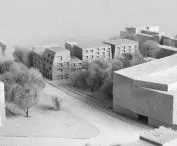 Building of the Academy of Fine Arts in Wroclaw - model