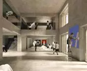 The building of the Academy of Fine Arts in Wroclaw - visualization