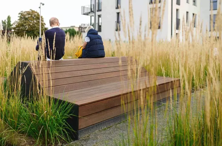 The courtyard offers various forms of recreation