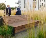 The courtyard offers various forms of recreation