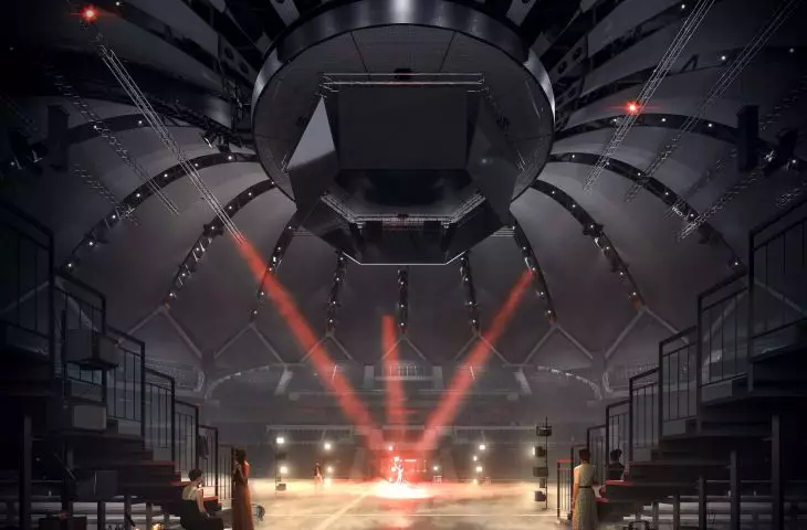 Hala widowiskowo-sportowa Arena w Poznaniu - wizualizacja stanu po modernizacji,