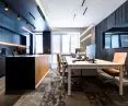 Office combined with kitchen 