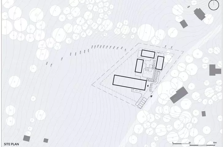 Autism spectrum care center project, site plan