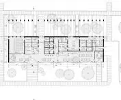projection of level 0 of the representative building