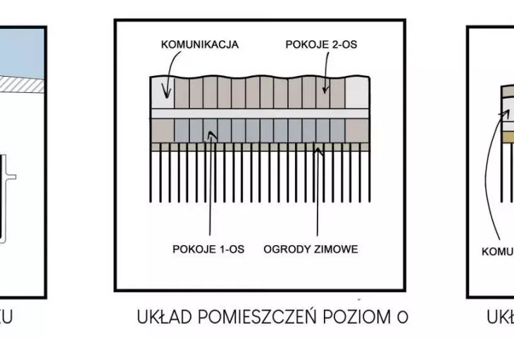diagrams of the accommodation building