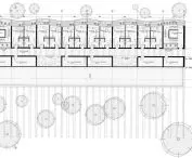 plan of level +1 of the accommodation building