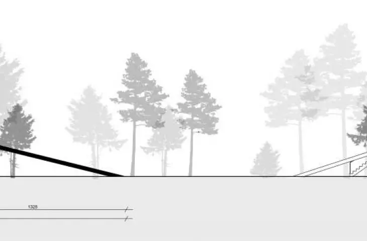 B-B section