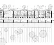 plan of the +1 level of the activity building
