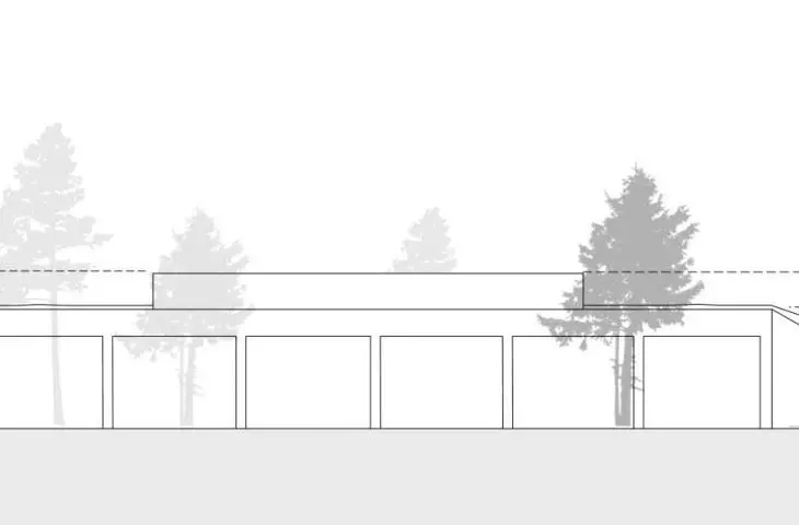 adaptation of the shelter, existing facade